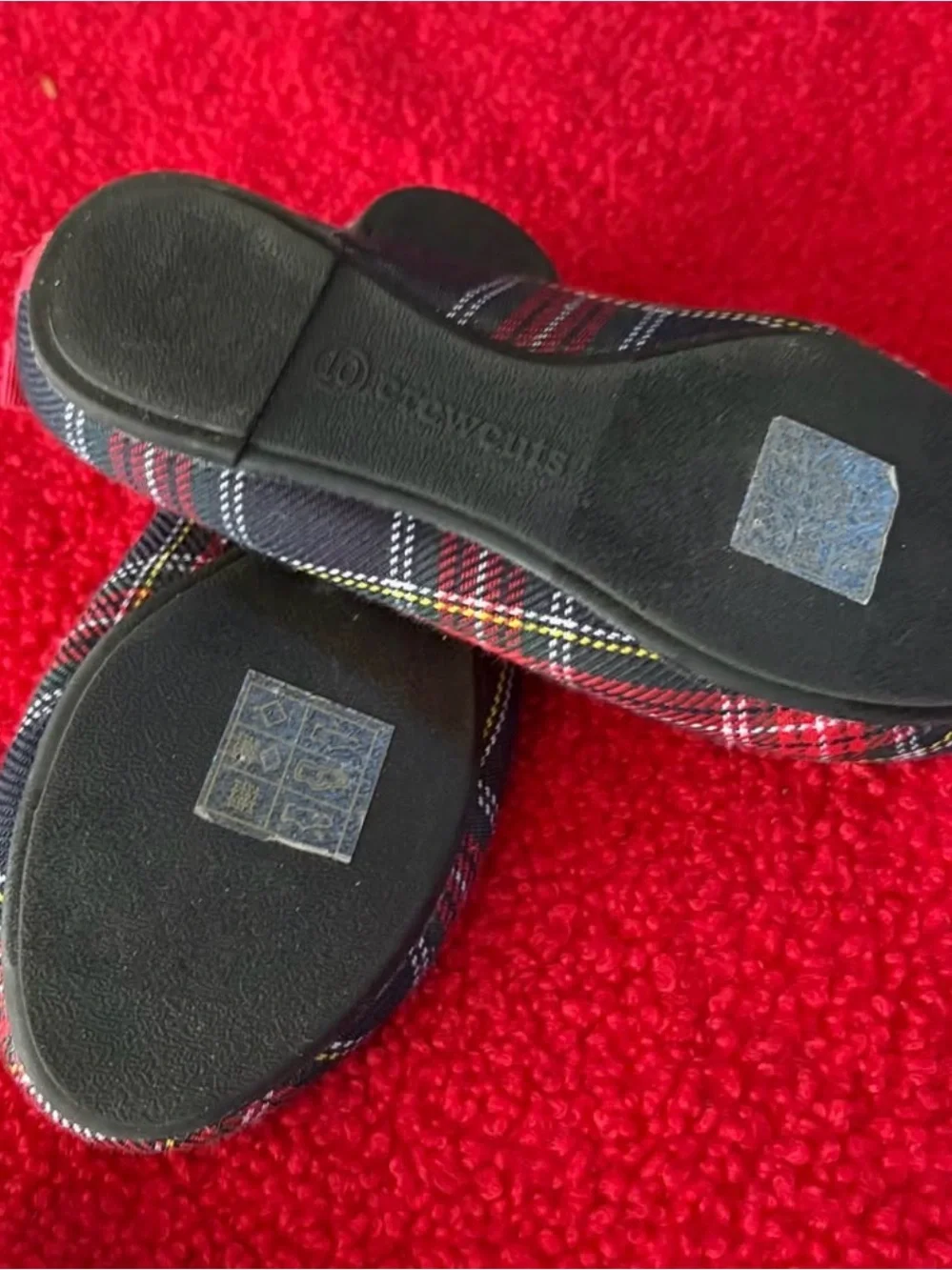 J. Crew tartan ballet